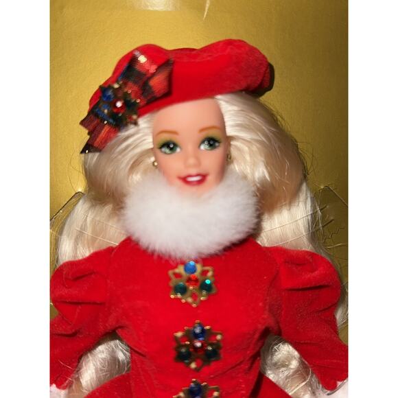 Rare Vintage Barbie Doll Jewel Princess Mattel 1996 MIB Red Plaid - Picture 3 of 10